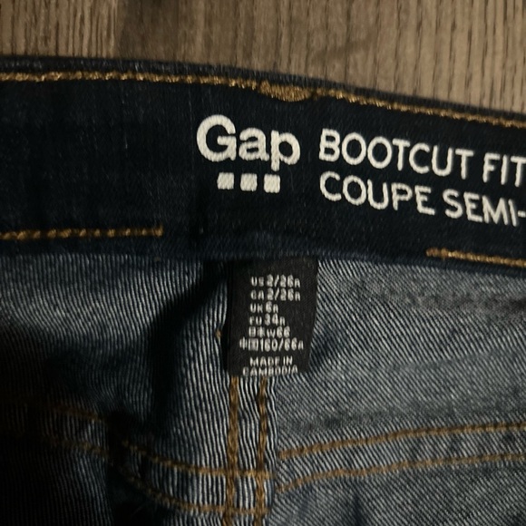 Gap bootcut jeans like New size 26 I’ve never worn so NWOT . - Picture 5 of 5